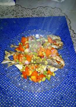 Ikan kembung sambal dabu dabu