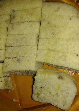 Bolu pisang 1 telur no mixer (garpu)