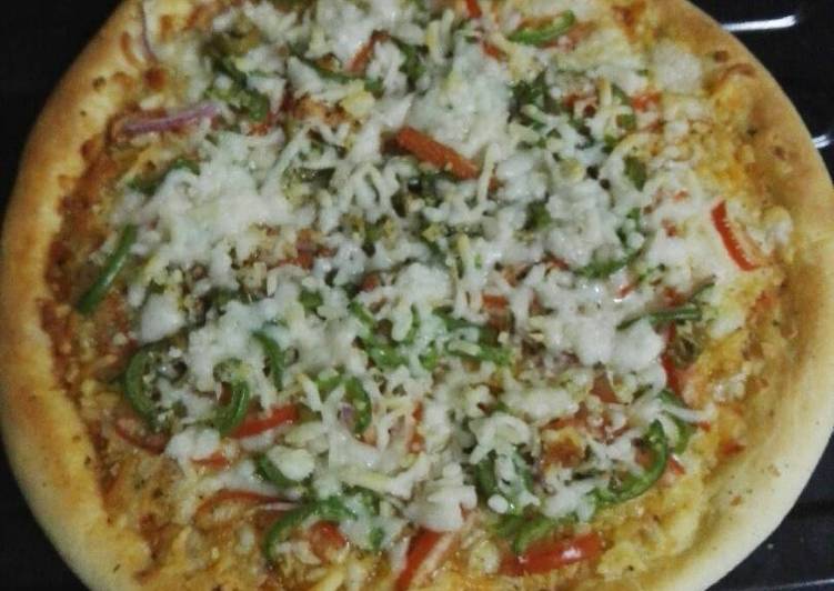 Resep Pizza simpel (oven/teflon) Kiriman dari bunda azoozi