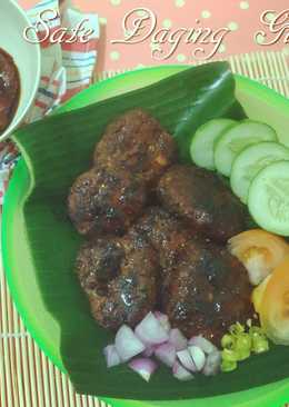 Sate Daging Manis Tanpa Tusukan