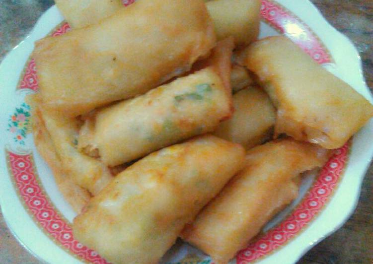 Resep Lumpia Goreng isi Ayam Sayur By fajar meita