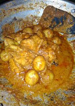 Rendang ayam kentang simpel