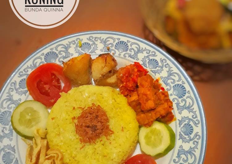 resep masakan Nasi kuning magic com mudah enak