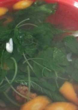 Sayur Bening Bayam Wortel