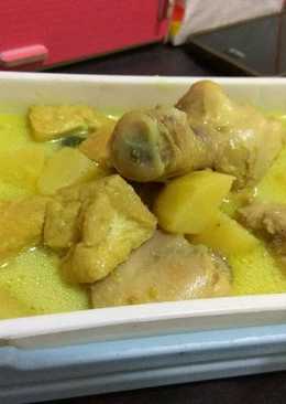 Opor ayam kentang tahu