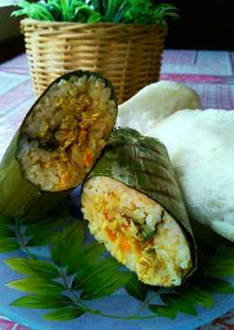 Nasi Bakar Ayam Sayur