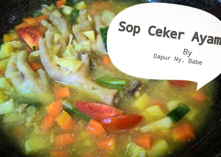 gambar untuk resep Sop ceker ayam