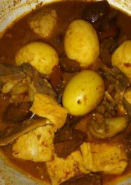 Semur daging & telur