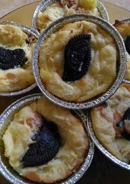 Pudding roti oreo