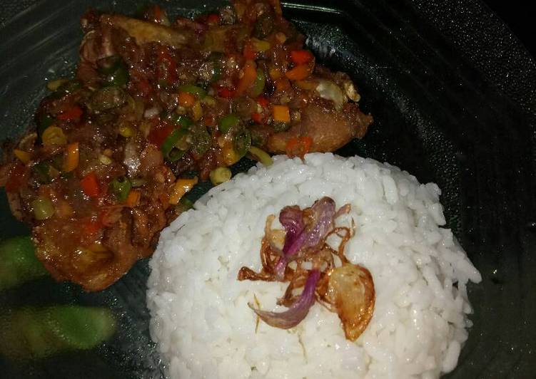 resep makanan Ayam goreng sambel sedep tanpa lalapan