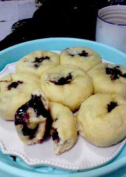 Roti pisang cokelat rice cooker