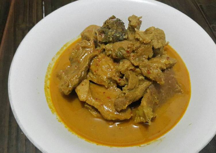 resep lengkap untuk Rendang Daging #KitaBerbagi