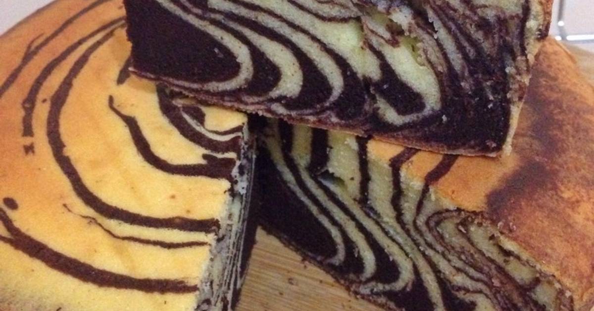 Resep Zebra cake