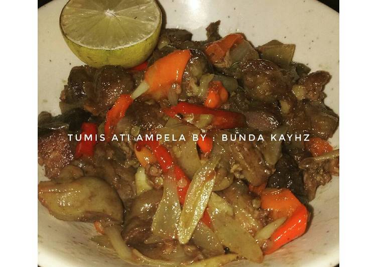 resep masakan Tumis Ati Ampela