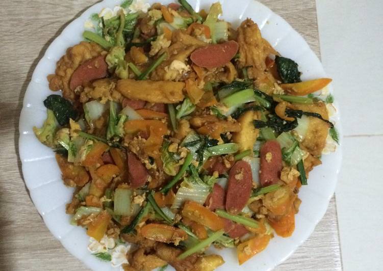 Resep Cap Cay Goreng Sosis Karya Ifana -Ibu Kay-