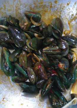 Kerang ijo saos pedas manis