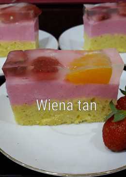 Agar Jelly fruit Cake