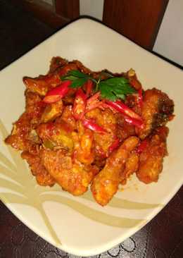 Patin Goreng Tepung Bersaos