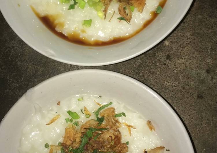 resep makanan Bubur ayam kuah mie ayam