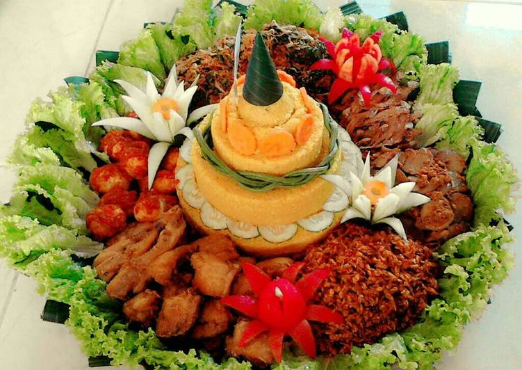 4000 Gambar Cara Membuat Hiasan Nasi Tumpeng