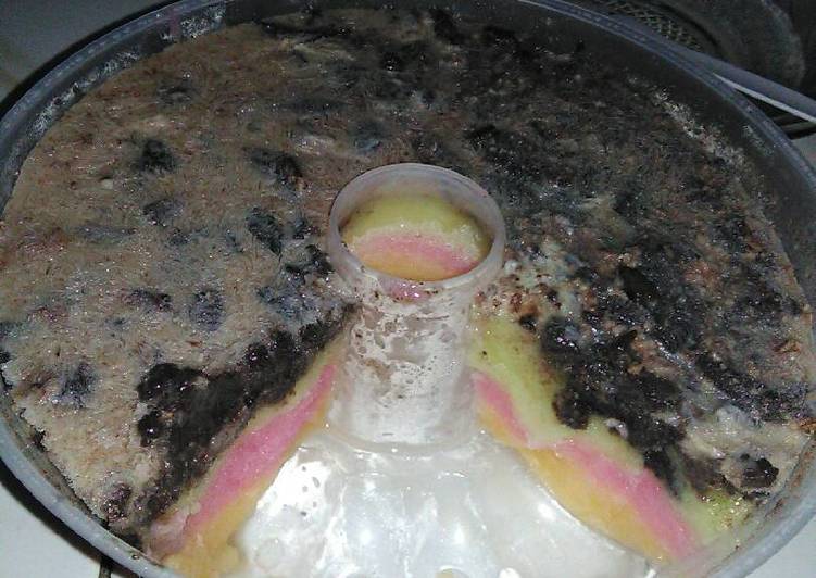 gambar untuk resep Puding pelangi oreo