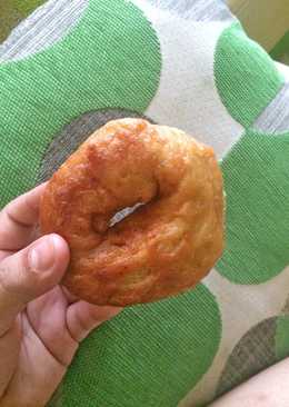 Donat pisang lembut dan renyah