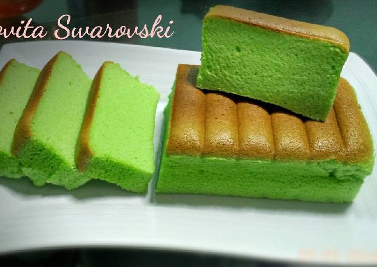 resep Ogura Pandan super Moist. Mesti coba??