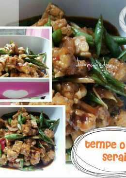 Tempe orek daun serai