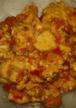 Oseng2 tahu & telur (masakan rumahan)