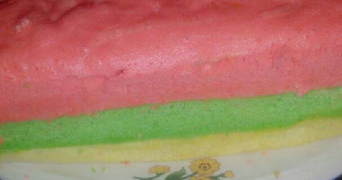 Resep bolu kukus pelangi Resep bolu kukus pelangi