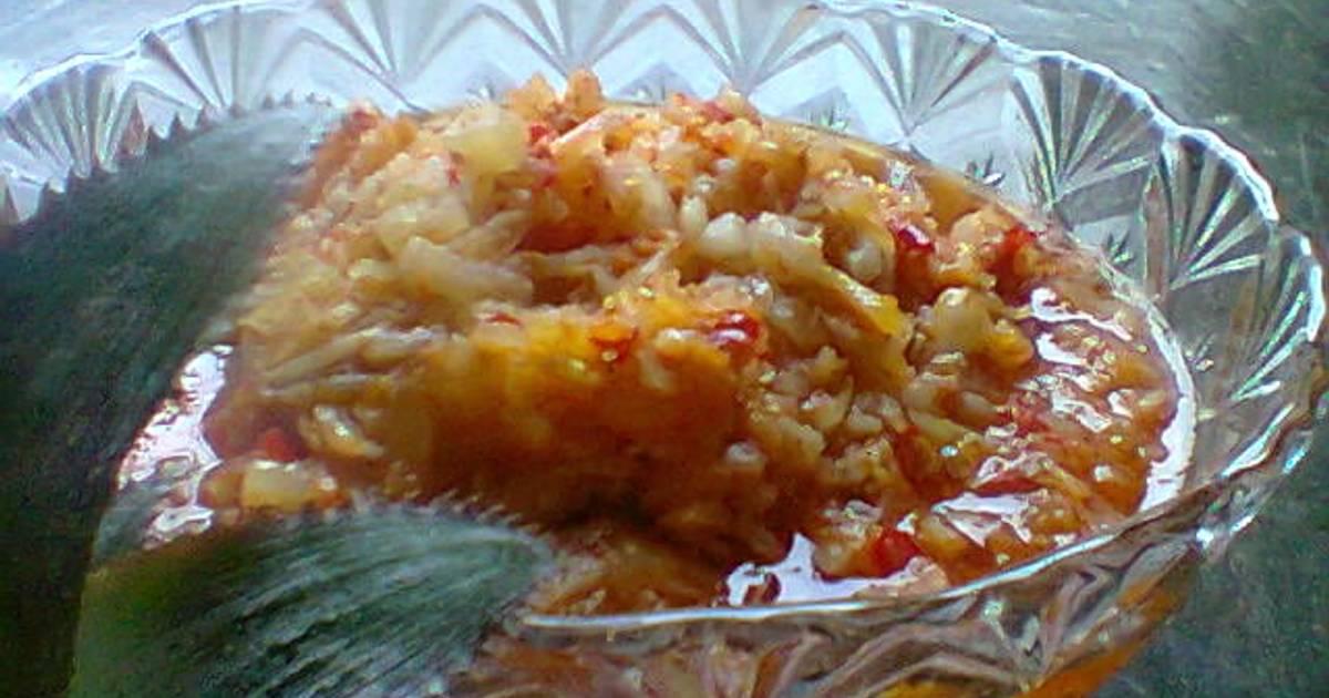 1 resep  sambal nanas udang  rebon  enak dan sederhana Cookpad