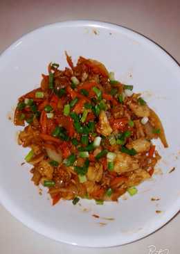 Dada ayam saus kecap mentega