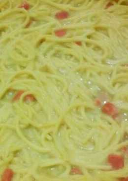 Spagetti Schotel Sosis Kukus