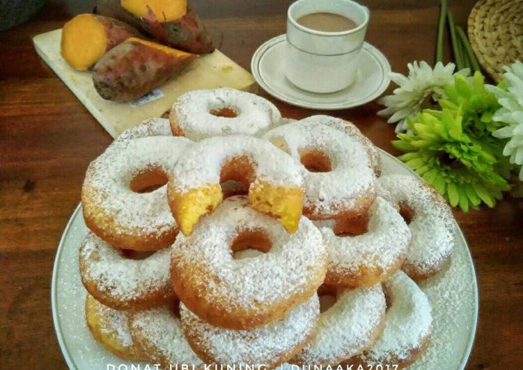 resep makanan Donat ubi kuning