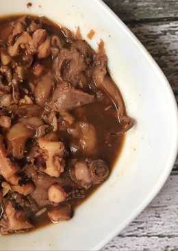 Cumi jamur tiram lada hitam #debm