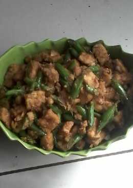 Tempe Buncis Bumbu Serundeng