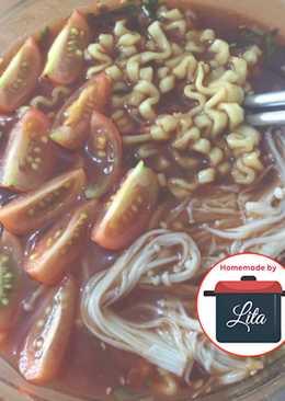 Samyang kuah ramen modif sedikit #homemadebylita