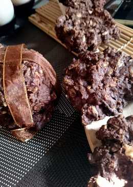 Glutenfree double choco oats cookies