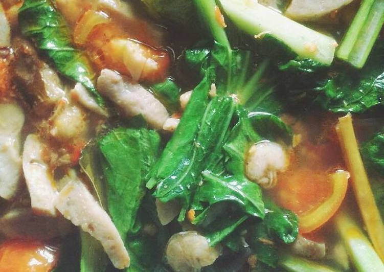 resep masakan Tomyam seafood bakso