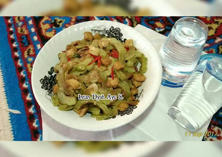 resep makanan Tumis pare ?? (ASI BOOSTER)