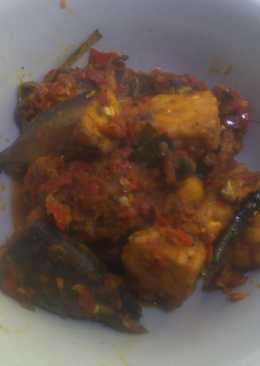 Balado tongkol tempe pedas