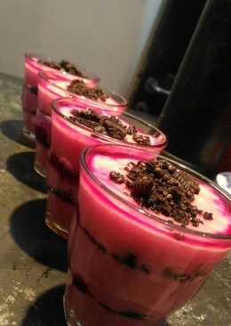 StOreo Cheese Cake with Dragon Fruit