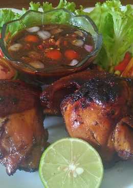 Ayam panggang saos kecap