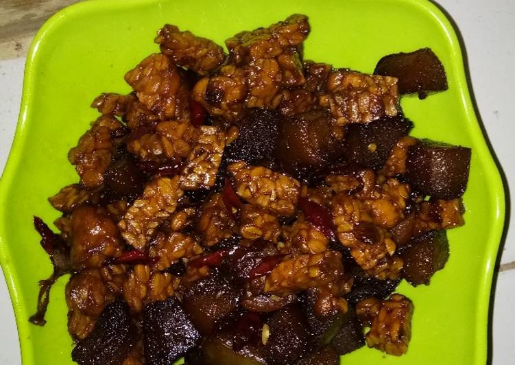 resep Kikil tempe kecap bango ala anak kosan