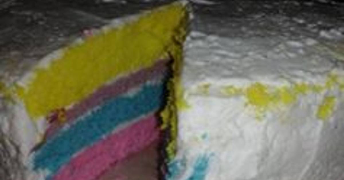 Resep Bolu kukus rainbow
