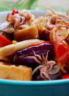 Cumi, Tahu & Terung Bumbu Tumis