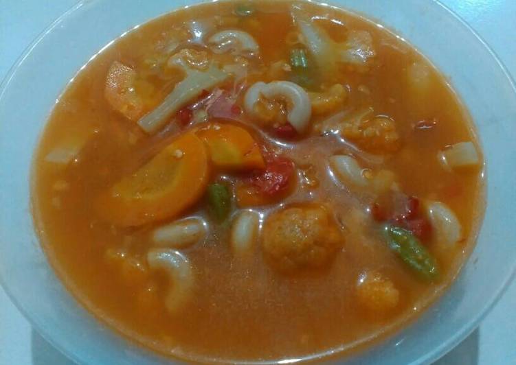 Resep Capcay kuah pedas - Madinatul Khujjah