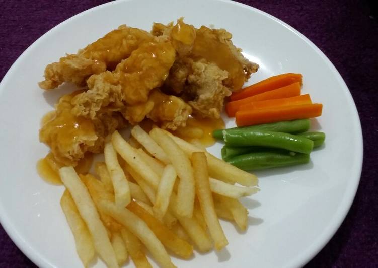 gambar untuk resep makanan Chicken steak crispy