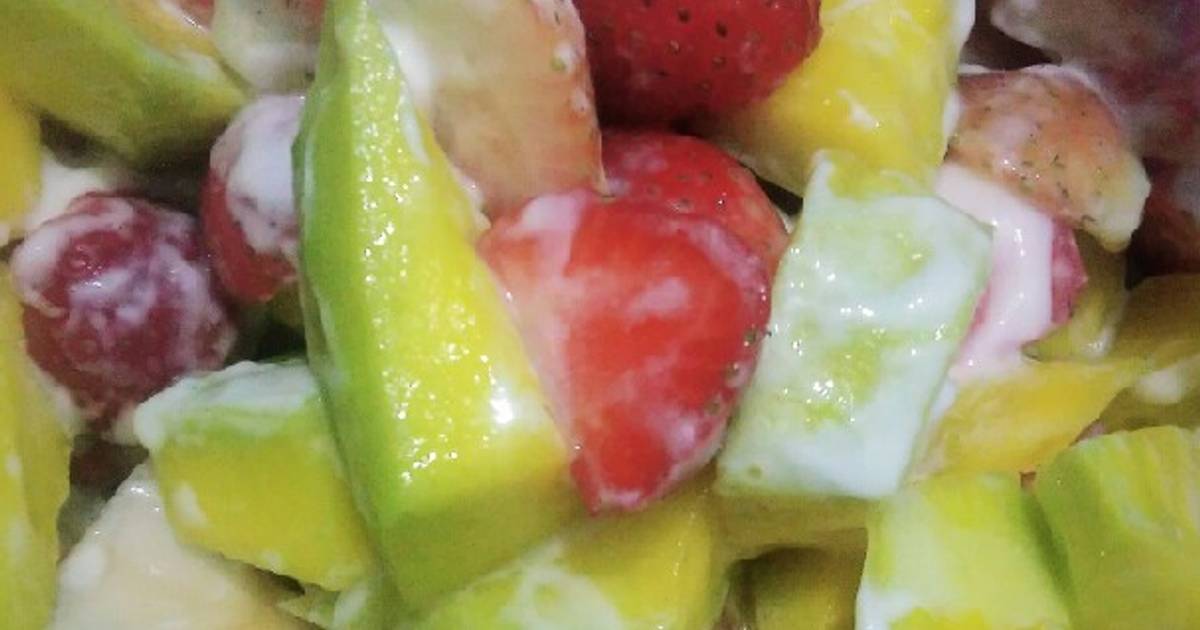 1 596 resep  salad  buah  sederhana enak  dan sederhana Cookpad