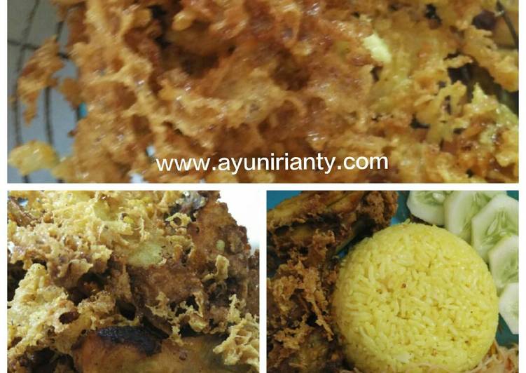 resep masakan Ayam kampung ungkep goreng kremes